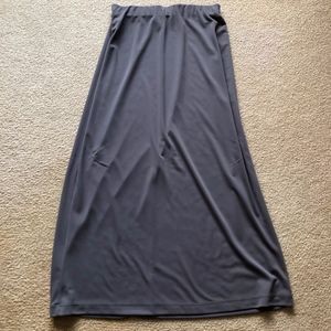 Grey Maxi Skirt